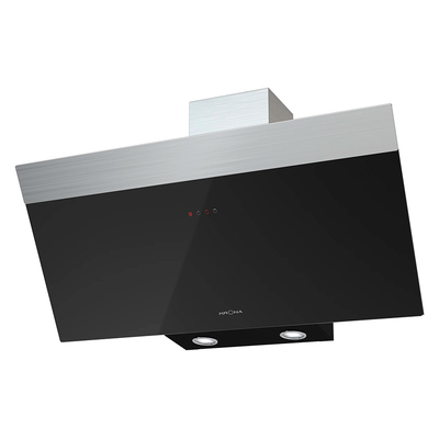 KRONA KRISTEN 900 BLACK/INOX S Вытяжка пристенная