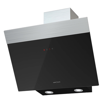 KRONA KRISTEN 600 BLACK/INOX S Вытяжка пристенная