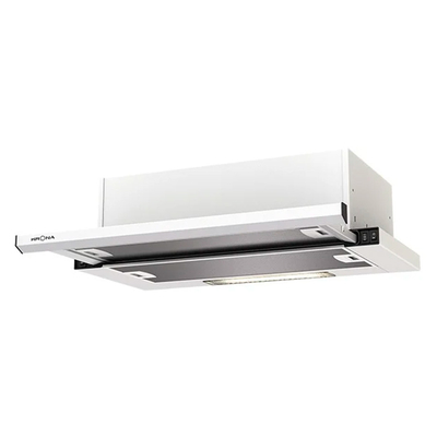 KRONA KAMILLA SLIM 600 WHITE (2 мотора) Вытяжка встраиваемая