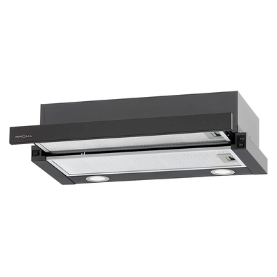KRONA KAMILLA T 600 BLACK (2 мотора) Вытяжка встраиваемая