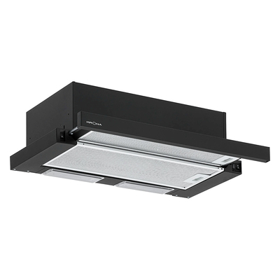 KRONA VENDY 600 BLACK (1 мотор) Вытяжка встраиваемая