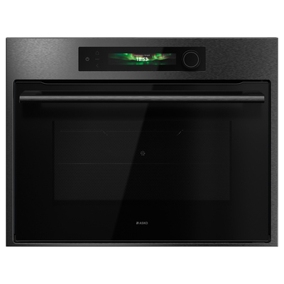 ASKO OCM64BSH Компактный духовой шкаф, Black Steel