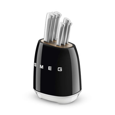 SMEG KBSF02BL Набор ножей, чёрный