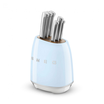 SMEG KBSF02PB Набор ножей, пастельный голубой
