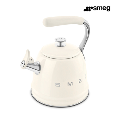 SMEG CKLW2001CR Чайник со свистком, 2.3 л, цвет кремовый