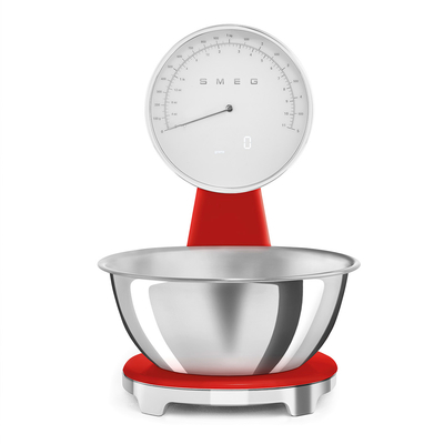 SMEG KSF01RDWW Кухонные весы, красный